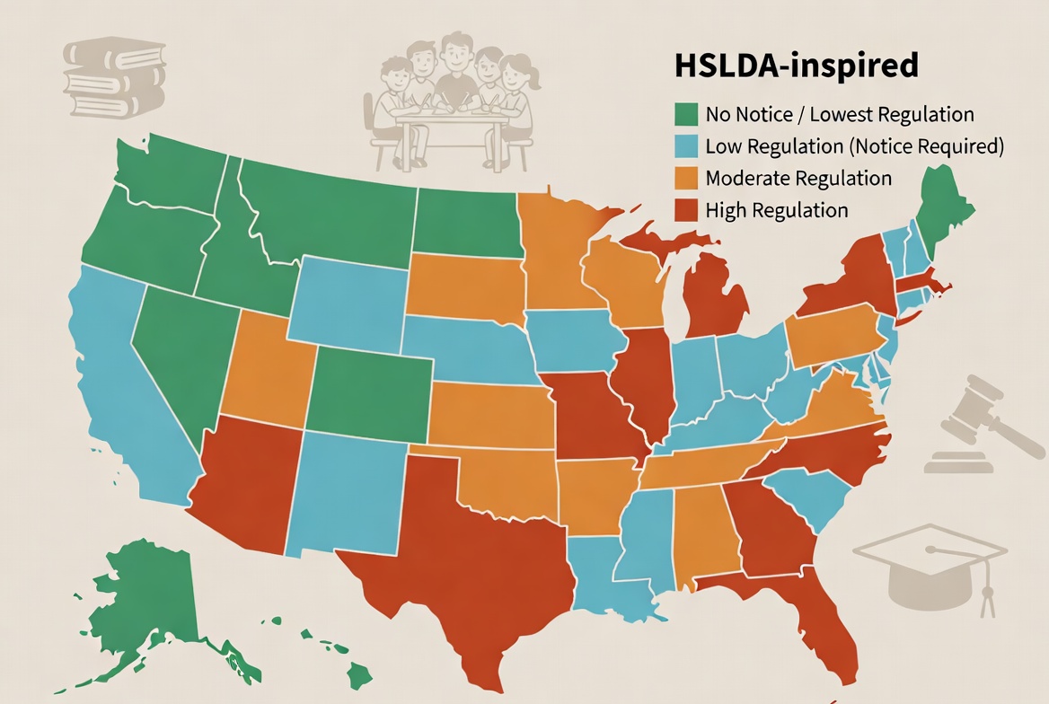 Top 50 Homeschool Laws by States