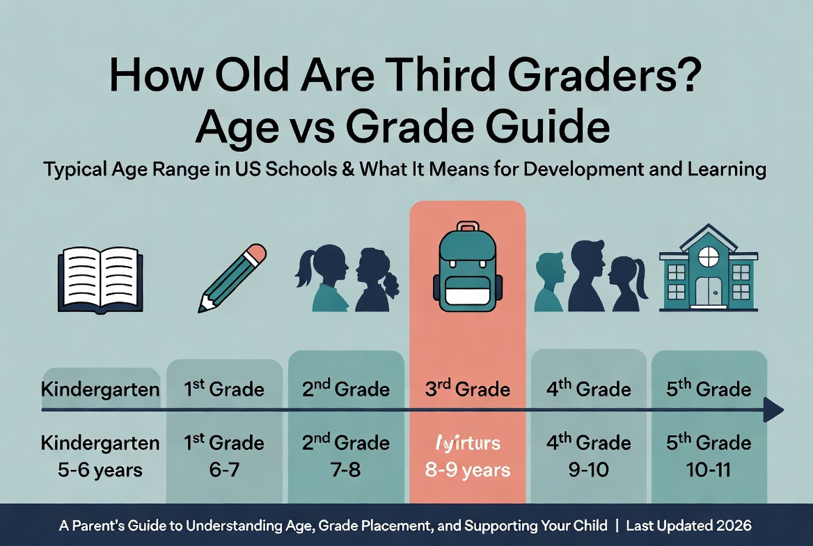 How Old Are Third Graders? Age vs Grade Guide